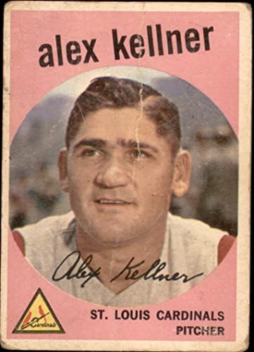 1959 Topps # 101 Алекс Келнер в Сейнт Луис Кардиналс (Бейзболна картичка) АВТЕНТИЧНИ Кардинали