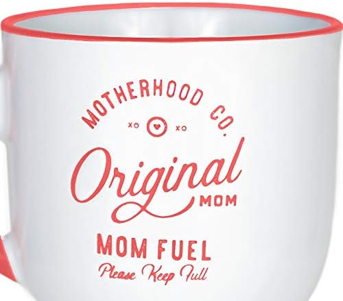 Кафеена чаша Amici Home, за майчинство | Mom Fuel | Чаши за кафе, лате, чай и горещ шоколад | Керамични | чаши за Кафе за любителите на кафе | Подарък за Деня на майката | Голяма ч?
