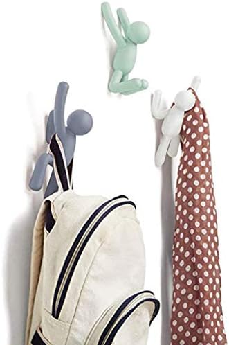 UXZDX Стенни закачалка за дрехи с хубав модел на карикатура, Декоративен стенен монтаж кука за дрехи - използва се за окачване на кърпи за сака и други куки за дрехи от