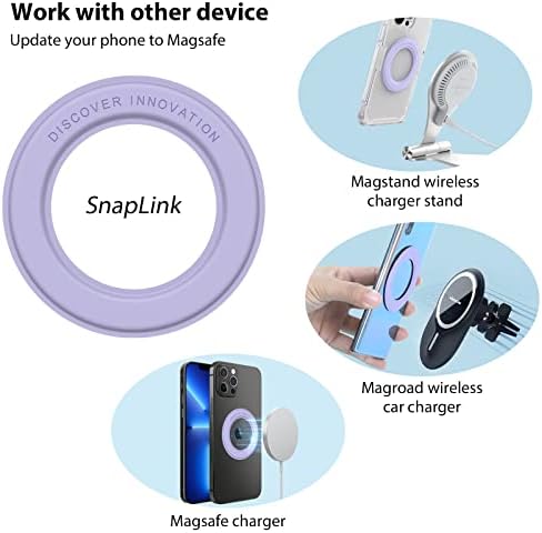 Монтиране на стена Nillkin Magsafe и Набор от магнитни пръстени Magsafe, Притежателят на поставка за мобилен телефон с магнитен стикер SnapHold и е Съвместимо пръстен MagSafe SnapLink за