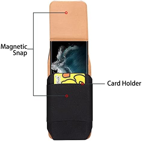 Чанта за мобилен телефон, калъф за носене, телефон, калъф с държач за карти, съвместим с Sony Xperia10 Plus, 1, Pro, Кожен калъф-кобур