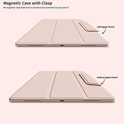 Калъф kenke за новия iPad Pro 11 инча 4-ри/3-ти/2-ро поколение (модел 2022/2021/2020), smart-калъф с възможност за сгъване на магнитната трислойна тънка стойка Smart Cover с цип, автоматичен ?