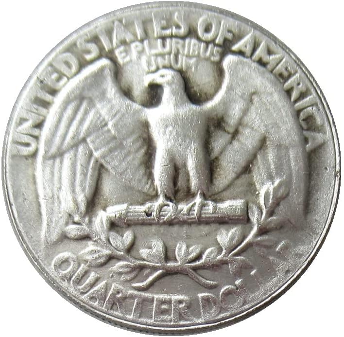 25 Цента на САЩ Вашингтон 1939 сребърно покритие Точно Копие на Възпоменателни монети