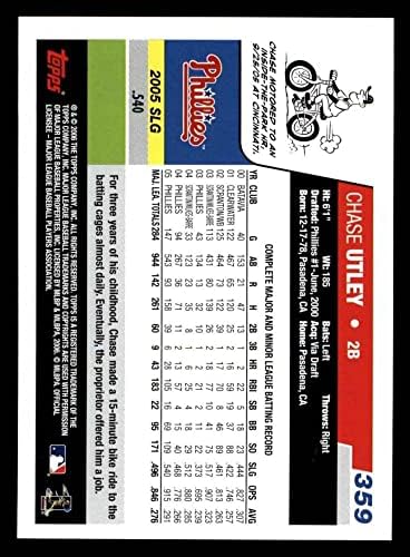 2006 Topps # 359 Чейс Ътли Филаделфия Филис (Бейзболна картичка) Ню Йорк/ MT Phillies