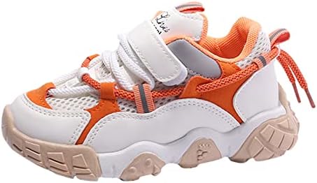 Модни детски спортни обувки за всички сезони, за момчета и момичета, нескользящая лека обувки на дебела подметка за момиченца (лилава, за малки деца от 7-8 години)