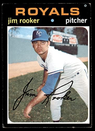1971 Topps # 730 Джим Рукер Канзас Сити Роялз (Бейзболна картичка) БИВШ Роялз