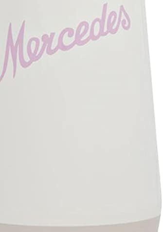 Термобутылка Mercedes Benz с Бамбук капак 17 грама Бяло / Розово от Неръждаема Стомана, Мед-Вакуумно