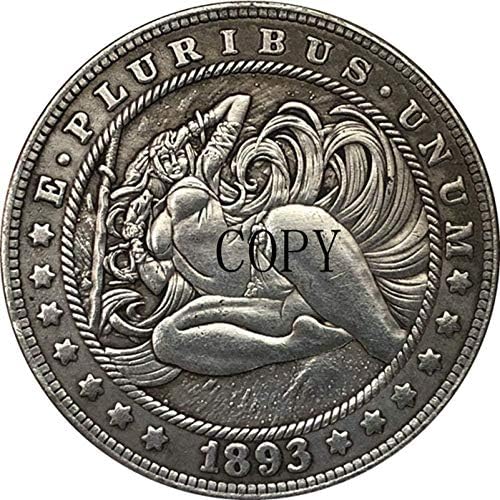 36 Различни Видове Никелови монети Hobo САЩ Morgan Dollar КОПИЕ на монети-1893-S COPYSouvenir Новост Монета Подарък за монети