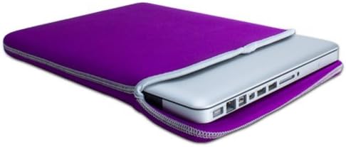 GMYLE (TM) на Тъмно-лилава чанта с мек ръкав от ликра за 13-инчов MacBook Pro 13-инчов MacBook Air (не е подходящ за 13 MacBook Pro с