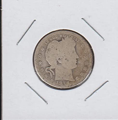 1914 D Главата на Фризьор или на Свободата (1892-1916) (90% сребро) На една четвърт от добра
