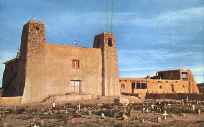 Пощенска картичка Акома Pueblo, Ню Мексико