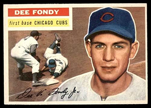 1956 Topps 112 ГРАЙ Ди Фонди Чикаго Къбс (Бейзболна картичка) (Сив облегалка) EX/MT Cubs