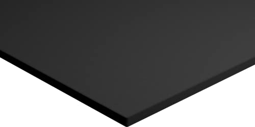 Лист СВМП (нов дизайн) Черен, с дебелина 2 сантиметра, 12 сантиметра Ш x 12 инча Д