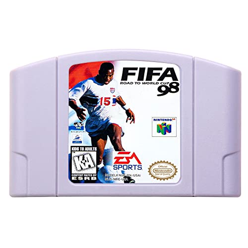 Нова Игра Касета N64 FIFA - Road to World Cup 98 Американската Версия NTSC за игра на карти конзола N64