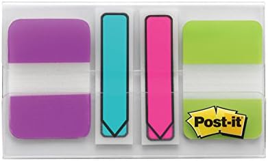 Разделите за етикети и квадратчета със стрелки, 1 под формата на табове и 47 във формата на квадратчето със стрелки, различни цветове, 64 / Опаковка (686-VAPL-OTG)