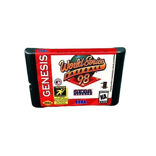 Игри касета Aditi World Series Baseball 98 - 16 бита MD Games За конзолата MegaDrive Genesis (японски корпус)