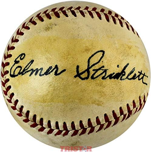 Бейзболни Топки Elmer Stricklett С Автограф Vintage Spalding NL PSA / DNA Grade 6.5 - Бейзболни Топки С Автограф на Элмера Стриклетта
