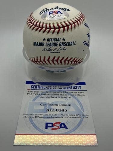 Кънтри-певец Джими Дейл Гилмор Подписа Автограф OMLB Baseball PSA DNA *45 - Бейзболни топки С Автографи