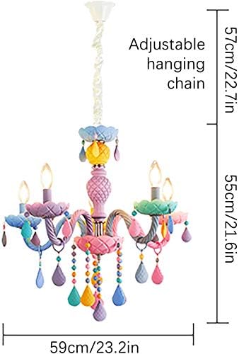 Детска Полилей NZDY, Модерен Тавана лампа, Дизайн на Декоративни Цветни Окачен Лампа за Детска стая, Детска градина, площадка, Детска стая