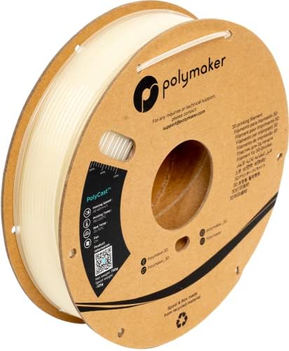 2,85 мм (3 мм) Конец Polymaker PolyCast 2,85 мм за инвестиционни кастинг 750 г - Конци за 3D-принтер за инвестиционни кастинг от изгубения