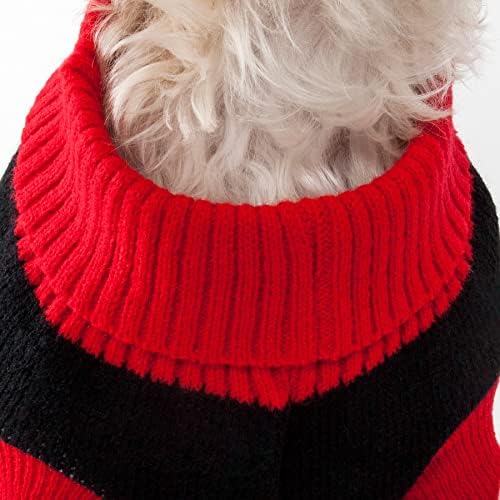 Пуловер за домашни любимци Домашни любимци Life ® Snow Flake - Дизайнерски Пуловер за кучета с Черепашьим деколте - Зимни дрехи за кучета,