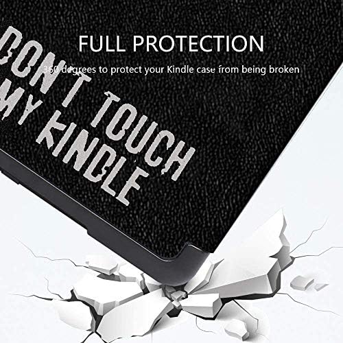 Флип калъф CASZONE за Kindle Paperwhite 2018 10-то поколение с държач за ръчен каишка, ултра-тънък от кожата КОМПЮТЪР, устойчив на удари