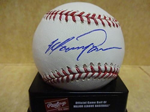 Мани Пара Редс / пивоварите Подписаха M. l Baseball W / coa - Бейзболни топки с автографи