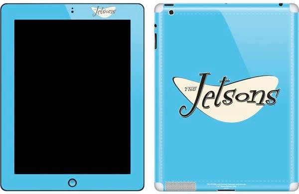 Кожата таблет със стикер Skinit е Съвместим с iPad 2 - е Официално лицензиран дизайн на лого Warner Bros The Jetsons