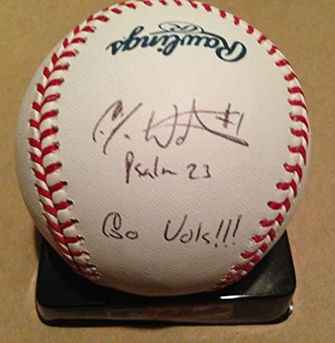 Си Джей Уотсън Подписа бейзболни топки OMLB с автограф на PSA JSA Guaranteed COA Си Джей Тенеси - Баскетболни топки с автограф