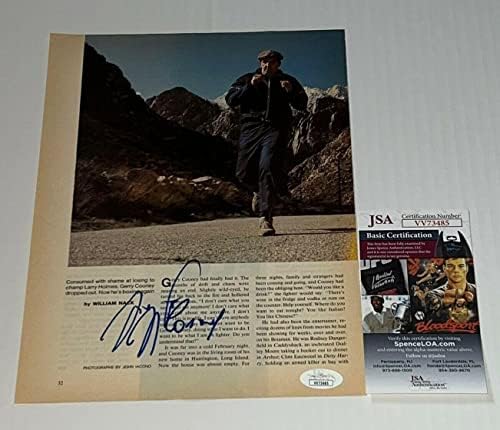 Джери Куни подписа Страница на Боксов влезете с автограф 3 JSA - Боксови списания с автограф