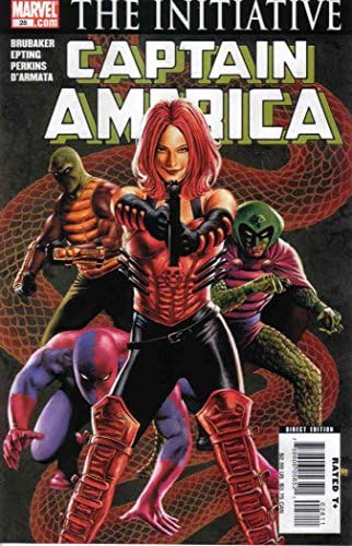 Капитан Америка (5-та серия) 28 VF ; Комикс на Marvel | Ед Брубейкер Инициатива