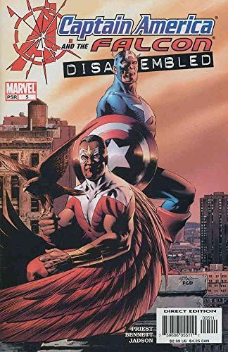 Капитан Америка и Сокол 5 VF ; Комикс на Marvel | продукцията на анализираните Кристофър Прийст