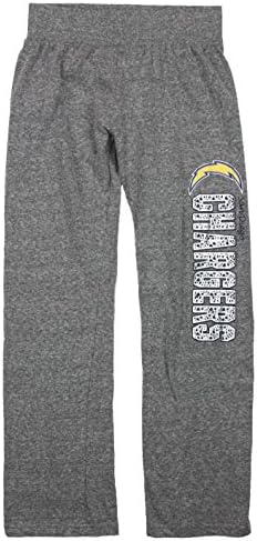 Модни панталони за почивка Outerstuff NFL Big Girls Youth В клетката Сив цвят, Los Angeles Chargers, размер 10-12