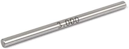 X-DREE Диаметър 3,00 мм +/-0,001 mm Допуск на цилиндричен щифт от волфрамов карбид Калибровочный калибър (диаметър 3,00 мм +/- 0,001