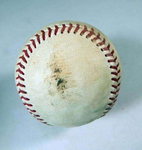 2021 Ню Йорк Метс Марлин Използвани Бейзболни Топки Маркус Strawman Кей Санчес Strike Out - Използваните Бейзболни топки