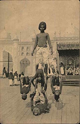 Diana Hagenbeck's grosste Indische Volkerschau der Welt India Original Antique Postcard