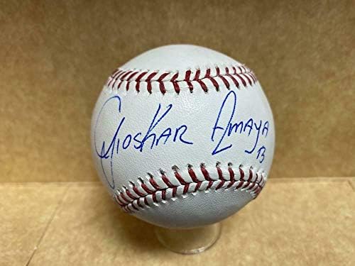 Джоскар Амая Чикаго Къбс С автограф от М. л. Бейзбол W/Coa - Бейзболни топки с автографи