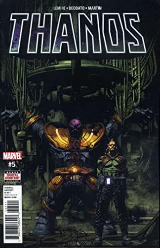 Танос (3-та серия) 5 VF / NM; Комиксите на Marvel | Джеф Лемайр