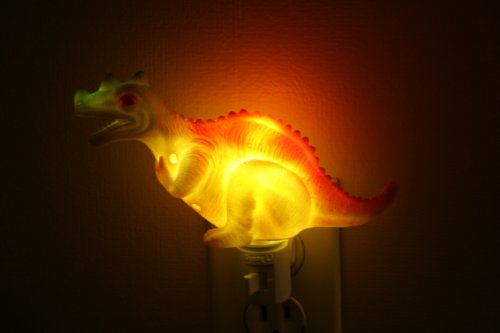 BrittaProducts лека нощ с Динозавром - Led нощна светлина - Карнотавр