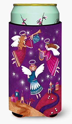 Caroline's Treasures APH7082TBC Коледни Ангели на Виолетовия Цвят, За да Обнимания Високо Момче, Може да се Пере в перална машина За