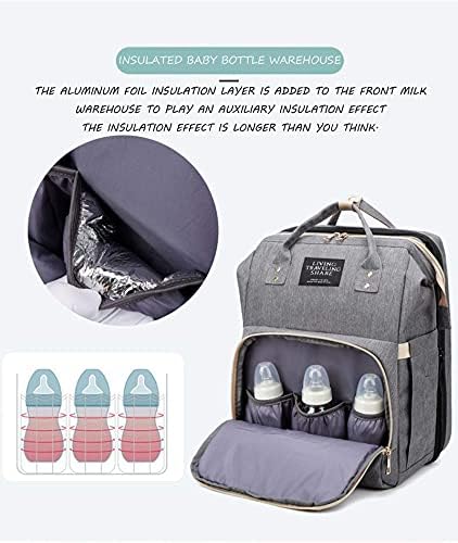 Чанта за бебешки Пелени Раница-Органайзер Мултифункционален 3 в 1 Чанта за Памперси