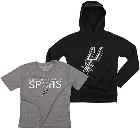 OuterStuff NBA Youth Boys (8-20) Руното hoody и тениска от 2 комплекти, Команден вариант