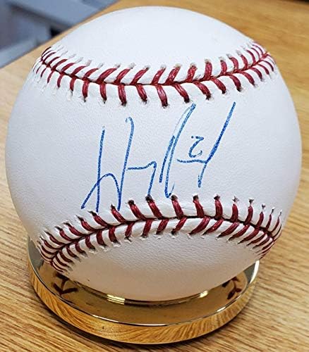 Официален представител на Мейджър лийг бейзбол Хенли РАМИРЕС с Автограф - Бейзболни Топки С Автографи