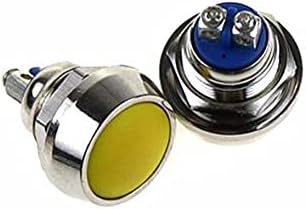 KQOO 12 мм незабавен Метален бутон превключвател Цветни ключове Сферична Модификация автомобил От Неръждаема стомана Звук на звънец Switch