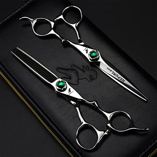 Комплект ножици за стригане на 6.0 инча, високо качество на Филировочные Ножици За Подстригване, Професионален Набор от фризьорски ножици