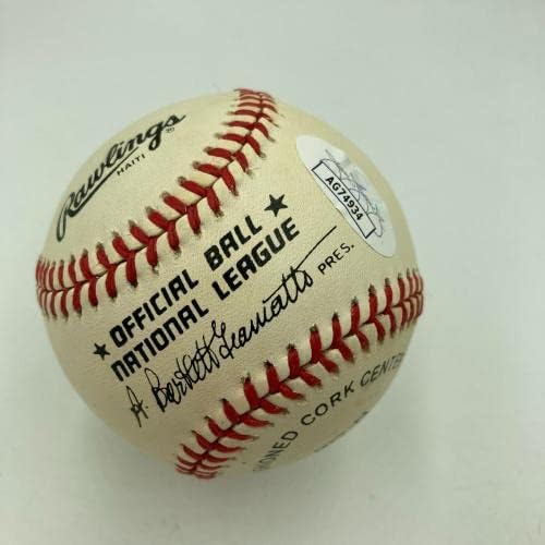 Ница Стан Музиал Подписа Официално споразумение за Национална лига бейзбол JSA COA - Бейзболни топки с Автографи