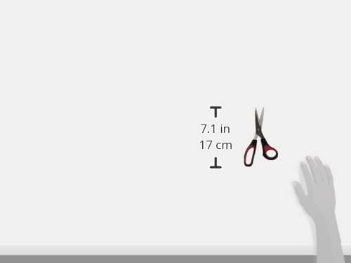 Универсални ножици Wedo с Меки дръжки – 21 см/9768 21,0 см Черно / червено