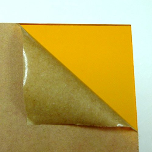 Лист акрил, плексиглас с дебелина 2,5 mm (формат А4, прозрачно Оранжев, кехлибар)