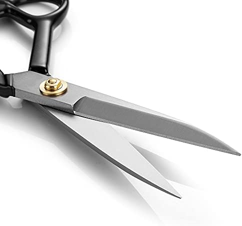 Портновские ножици Arcanthite (8 инча, Бели) - Портновские ножици за шиене на тъкани - Портновские ножица за разкрой на тъкан, кожата