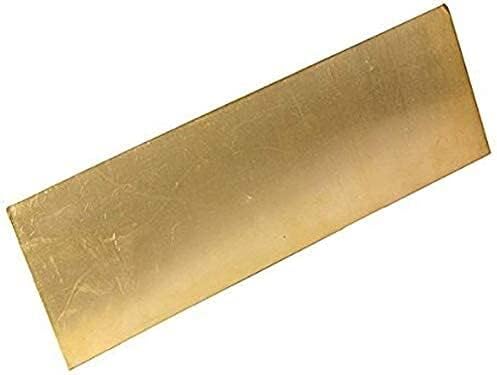 Месинг лист YIWANGO Percision Metals Суровини Латунная плоча Медни листа (Размер: 1,5x300x300 мм)
